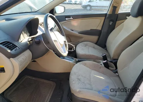 2012 Hyundai Accent Gls from USA, damaged, VIN KMHCT4AE0CU127121